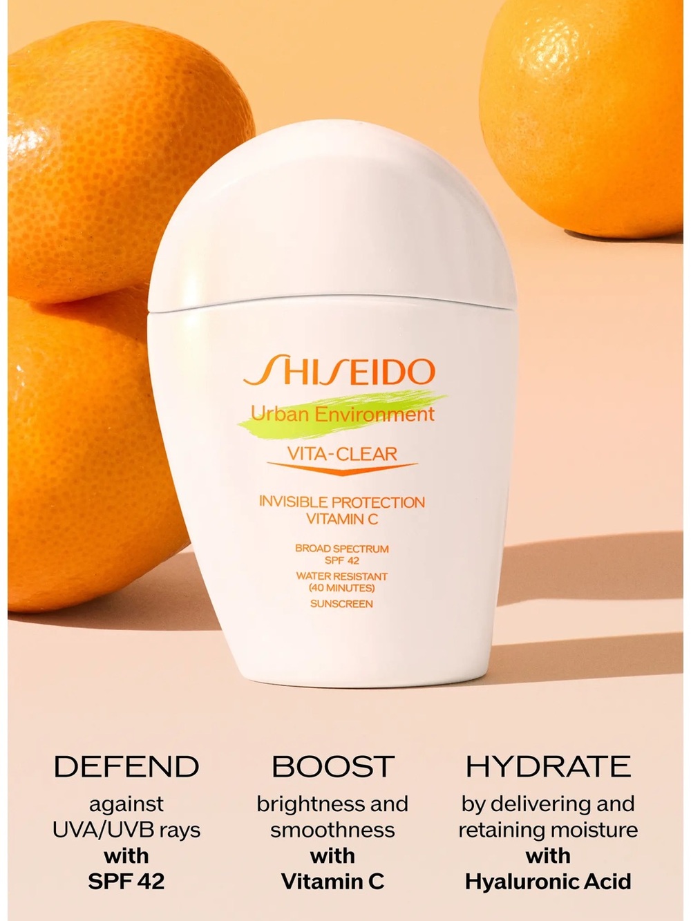 NIB Shiseido Vita-Clear Urban Envitonment Invisible Protection Sunscreen 30ml